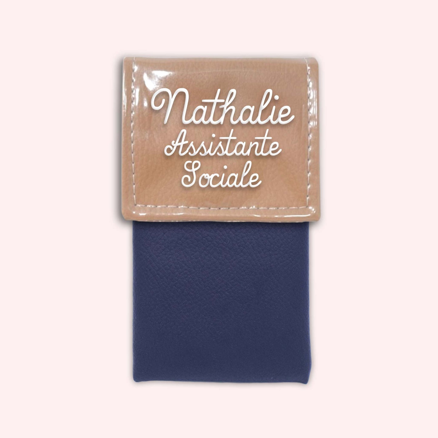 Two-tone Sand flap pouch