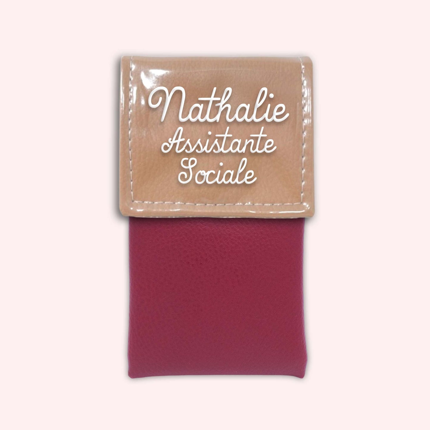 Two-tone Sand flap pouch