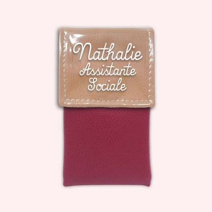 Two-tone Sand flap pouch