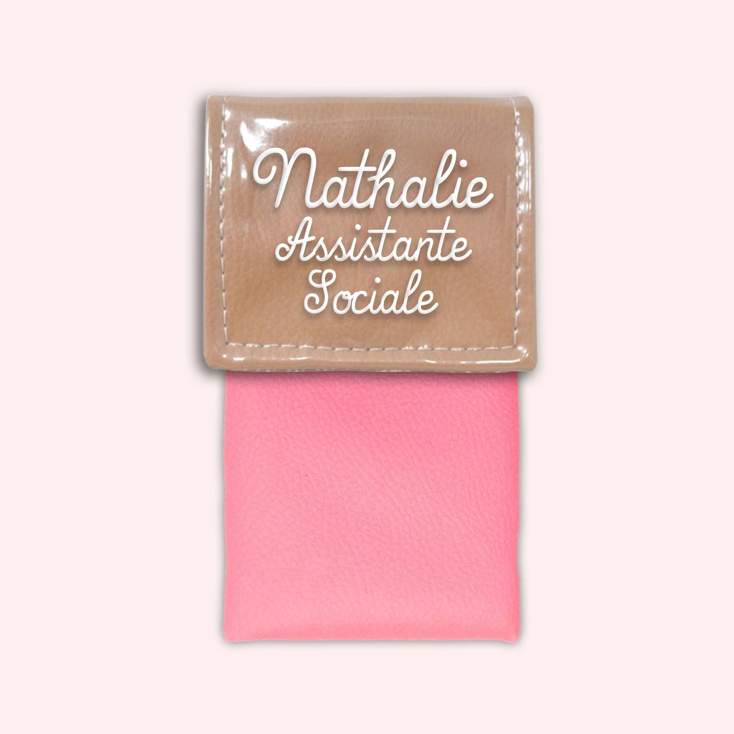 Two-tone Sand flap pouch