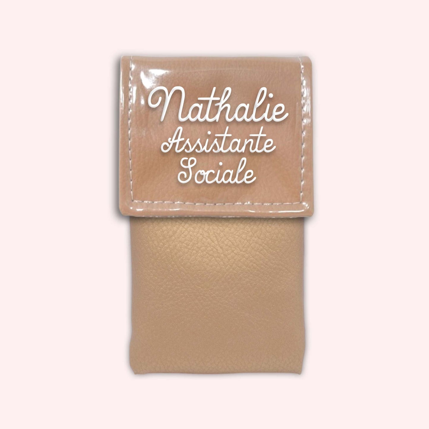 Two-tone Sand flap pouch