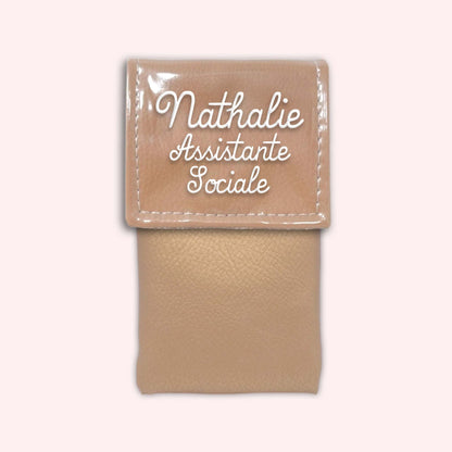 Two-tone Sand flap pouch