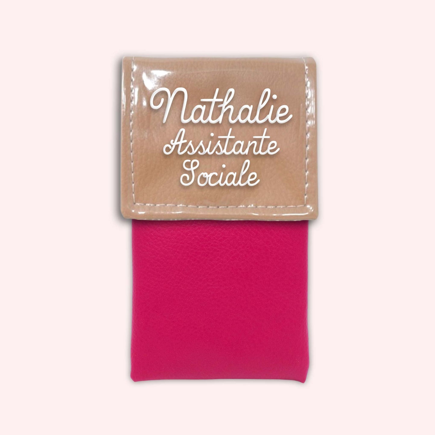 Two-tone Sand flap pouch