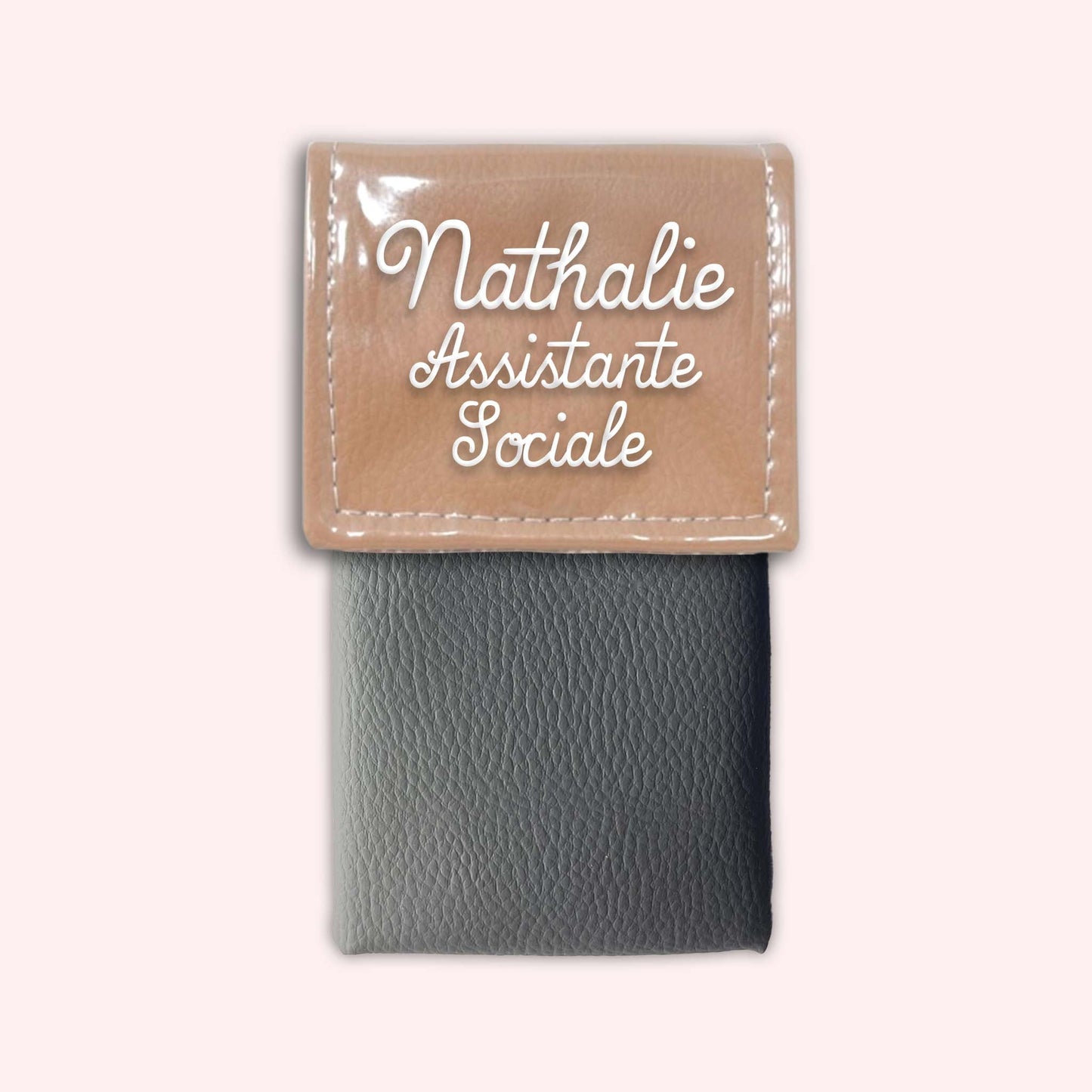 Two-tone Sand flap pouch