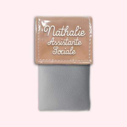 Two-tone Sand flap pouch