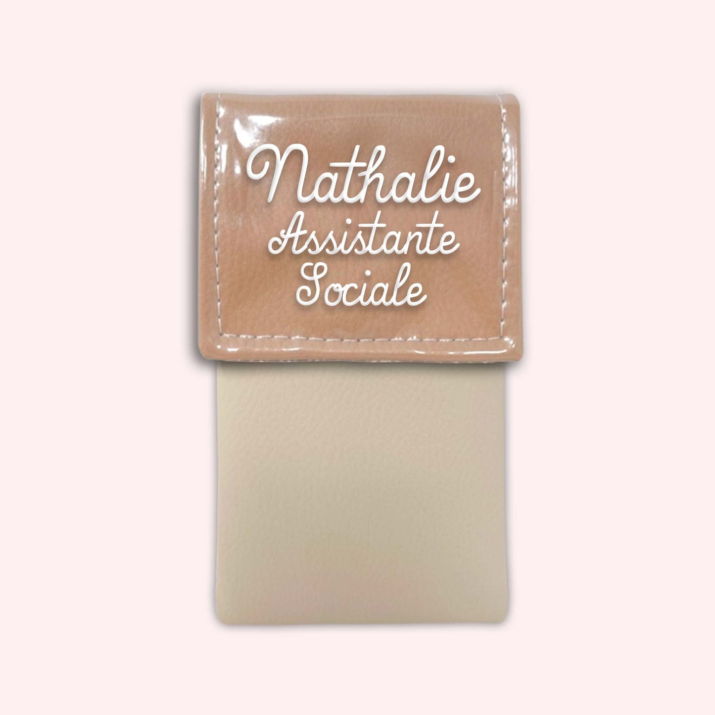 Two-tone Sand flap pouch