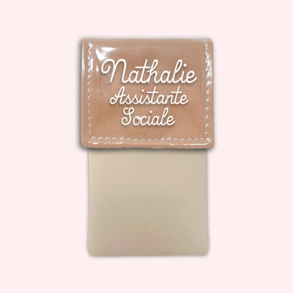 Two-tone Sand flap pouch