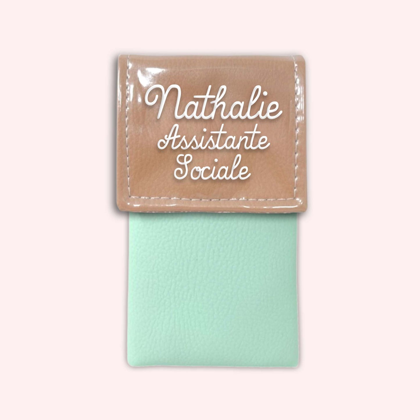 Two-tone Sand flap pouch