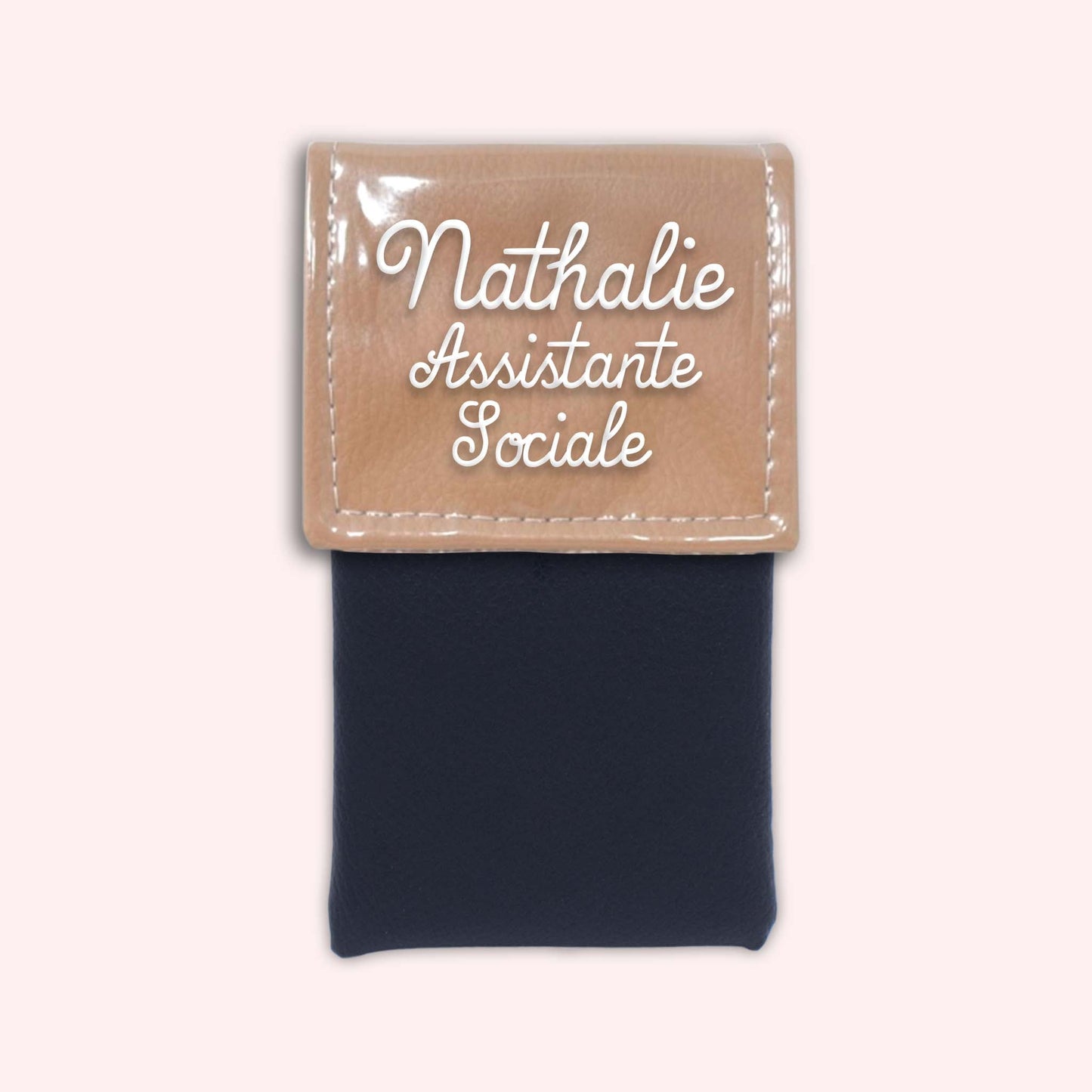 Two-tone Sand flap pouch