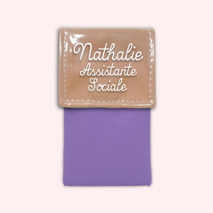 Two-tone Sand flap pouch