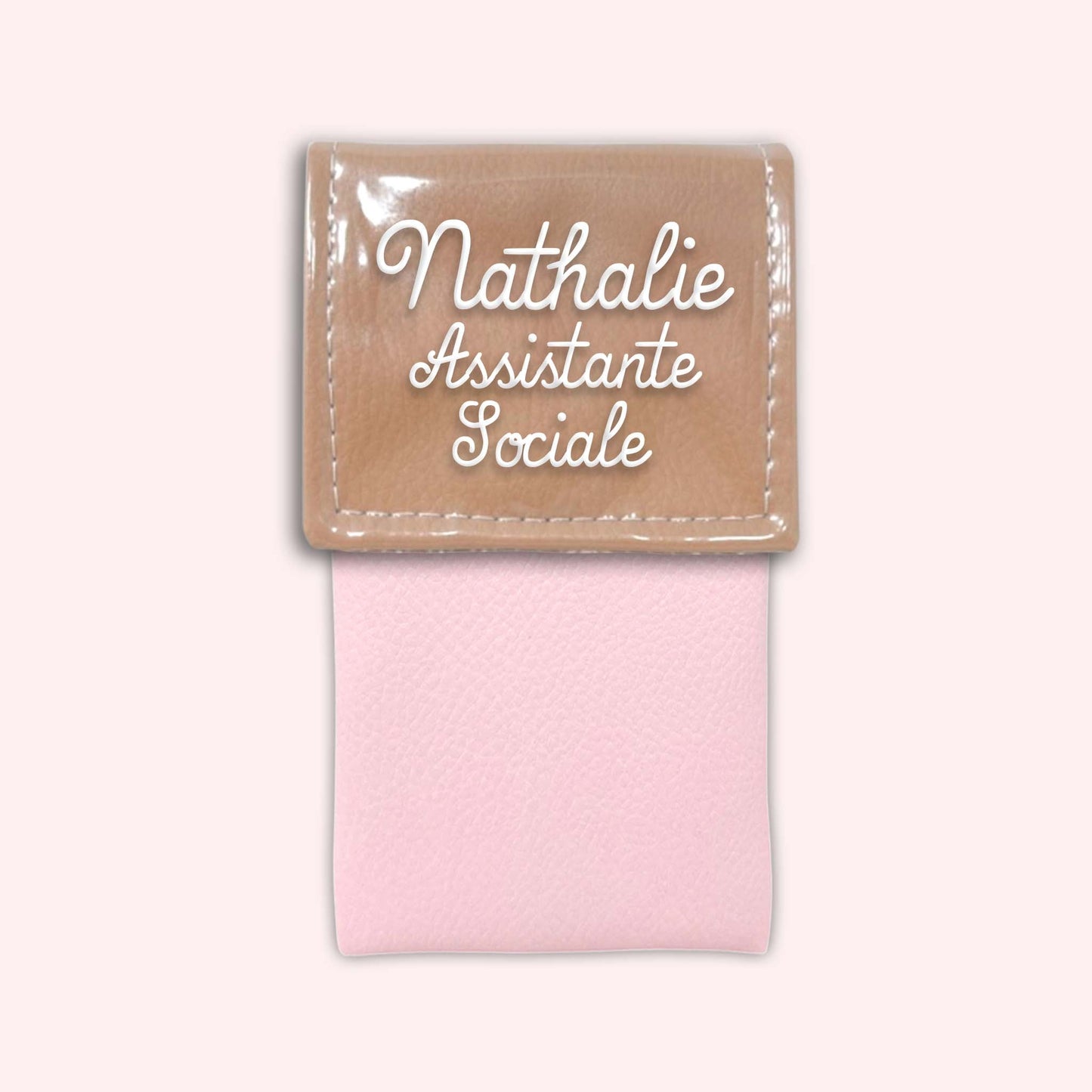 Two-tone Sand flap pouch