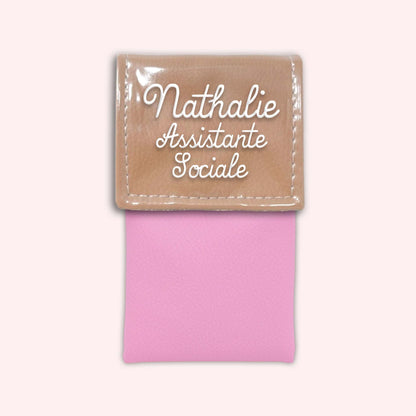 Two-tone Sand flap pouch