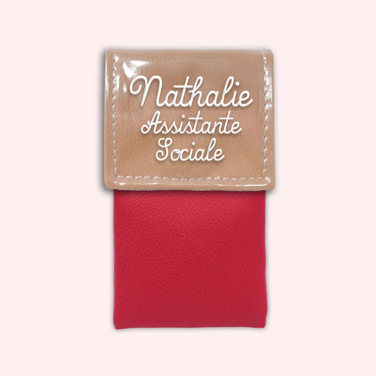 Two-tone Sand flap pouch