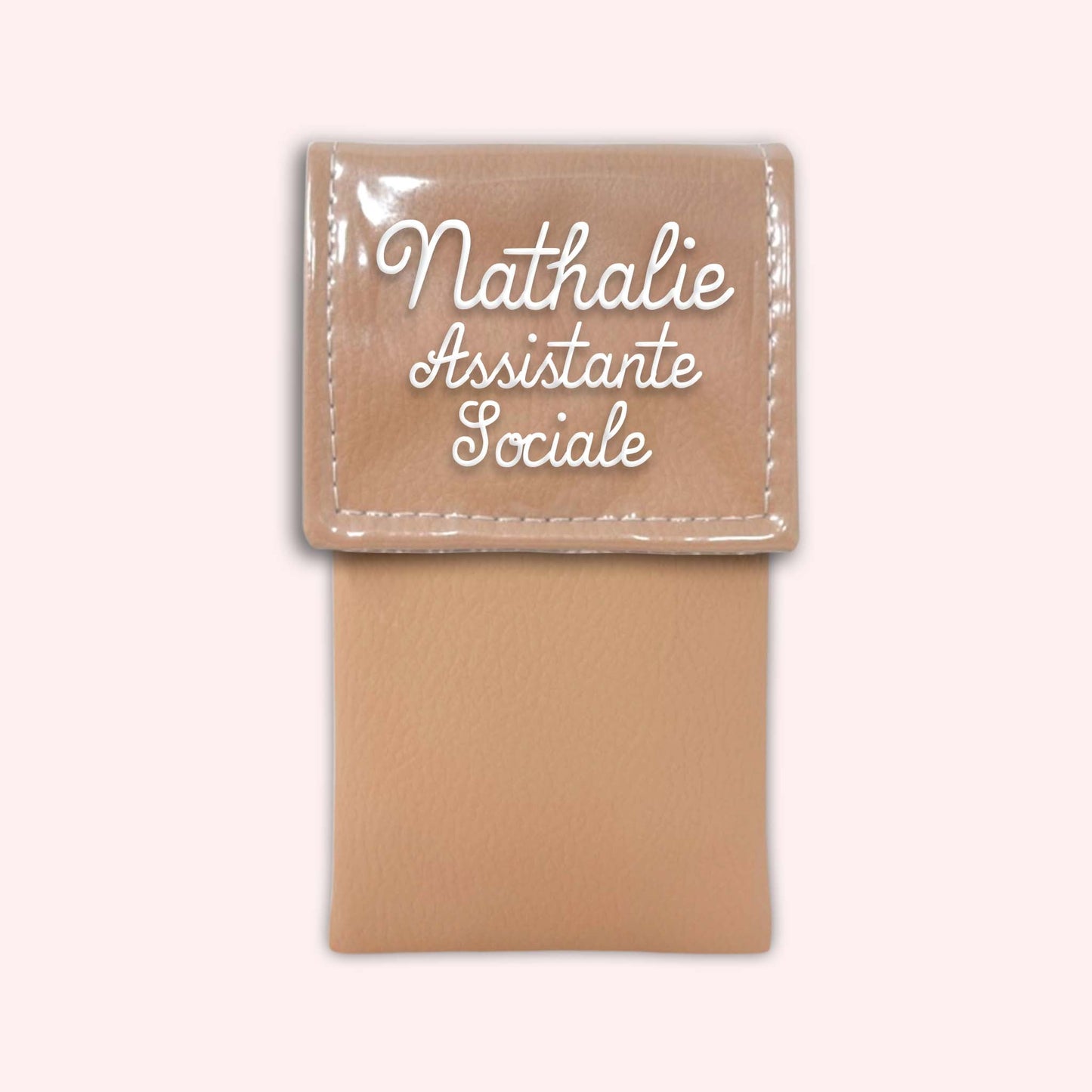 Two-tone Sand flap pouch