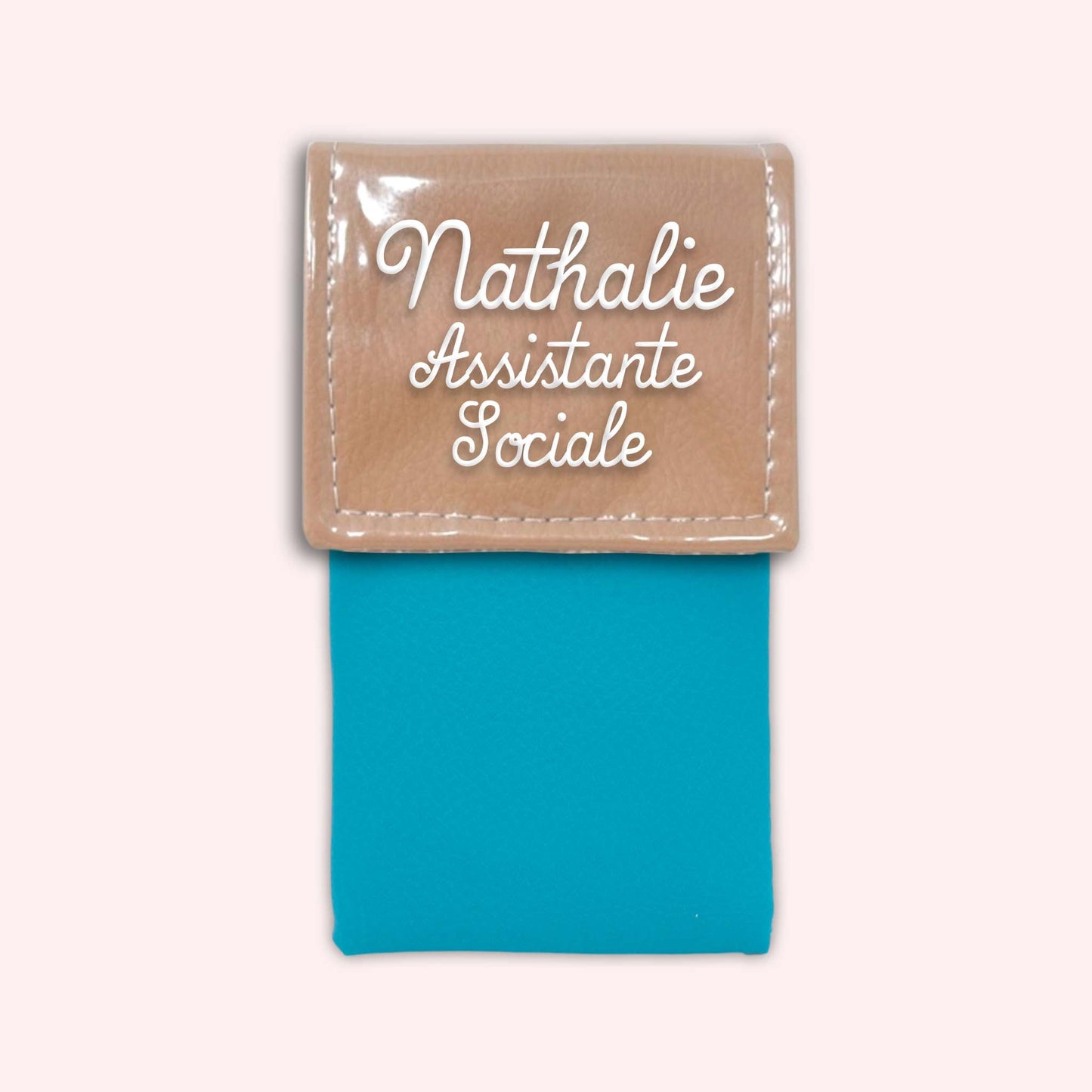 Two-tone Sand flap pouch