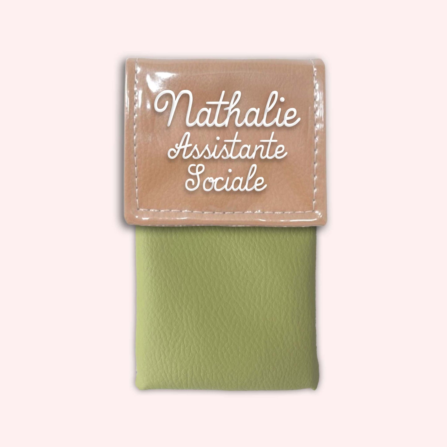 Two-tone Sand flap pouch