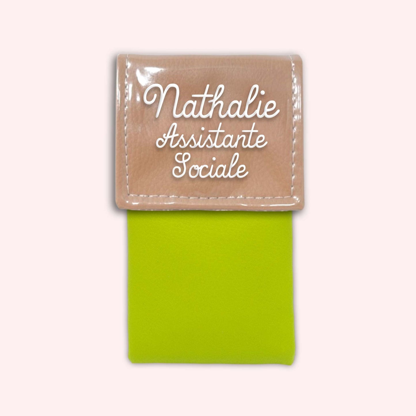 Two-tone Sand flap pouch