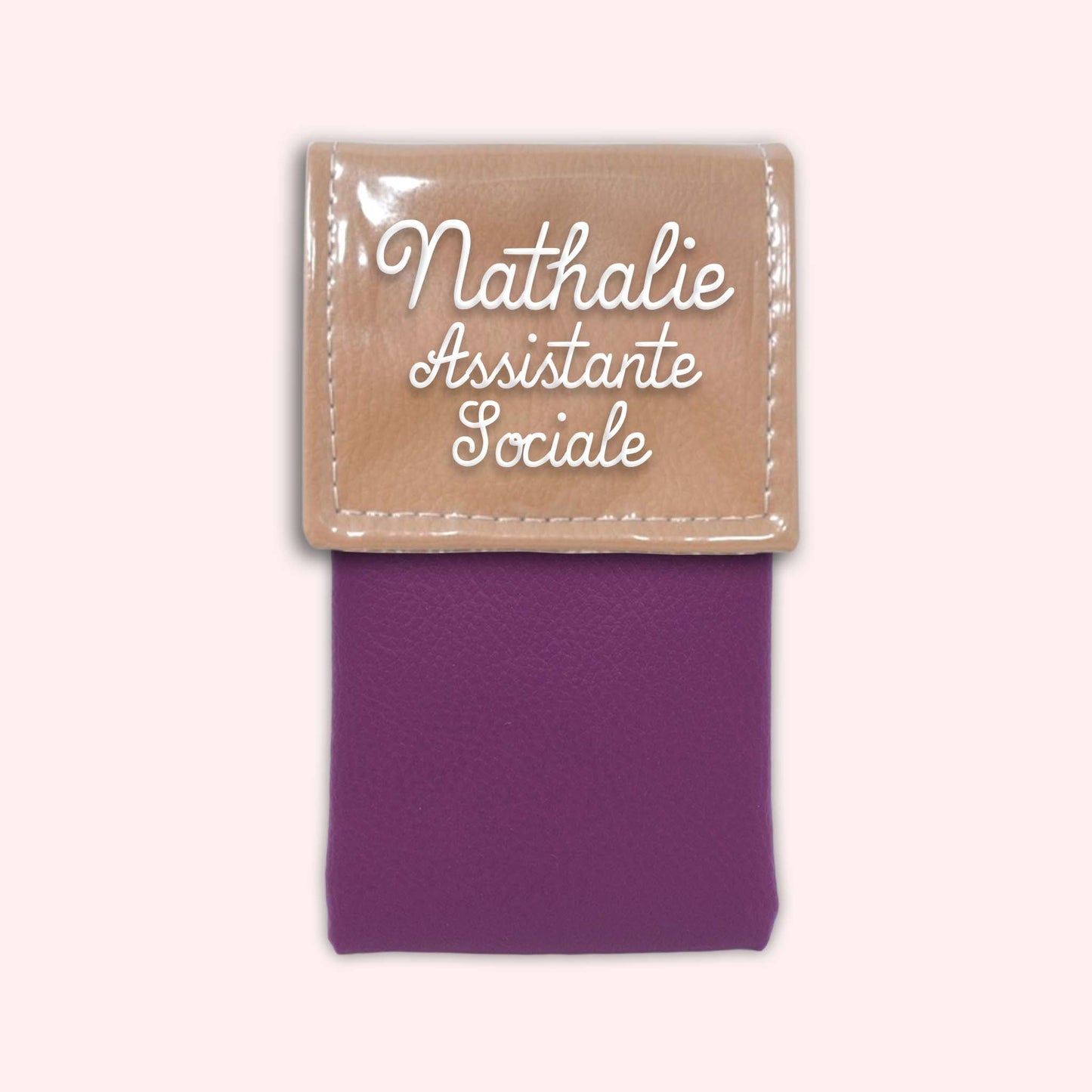 Two-tone Sand flap pouch