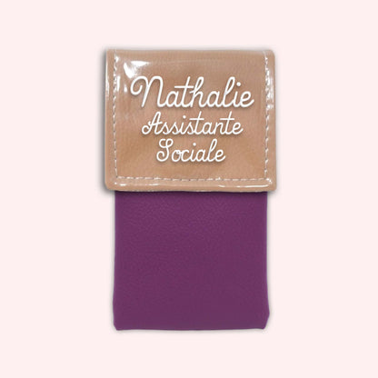 Two-tone Sand flap pouch