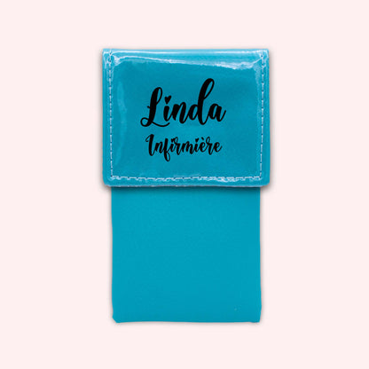 Pochette aimantée Turquoise – Et Hop dans la Poche