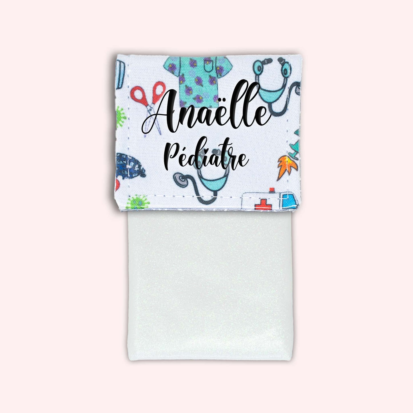 White Ambulance Magnetic Pouch