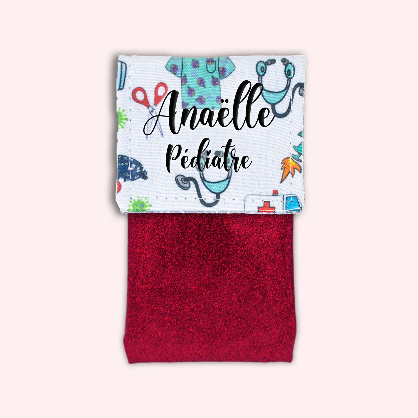 White Ambulance Magnetic Pouch
