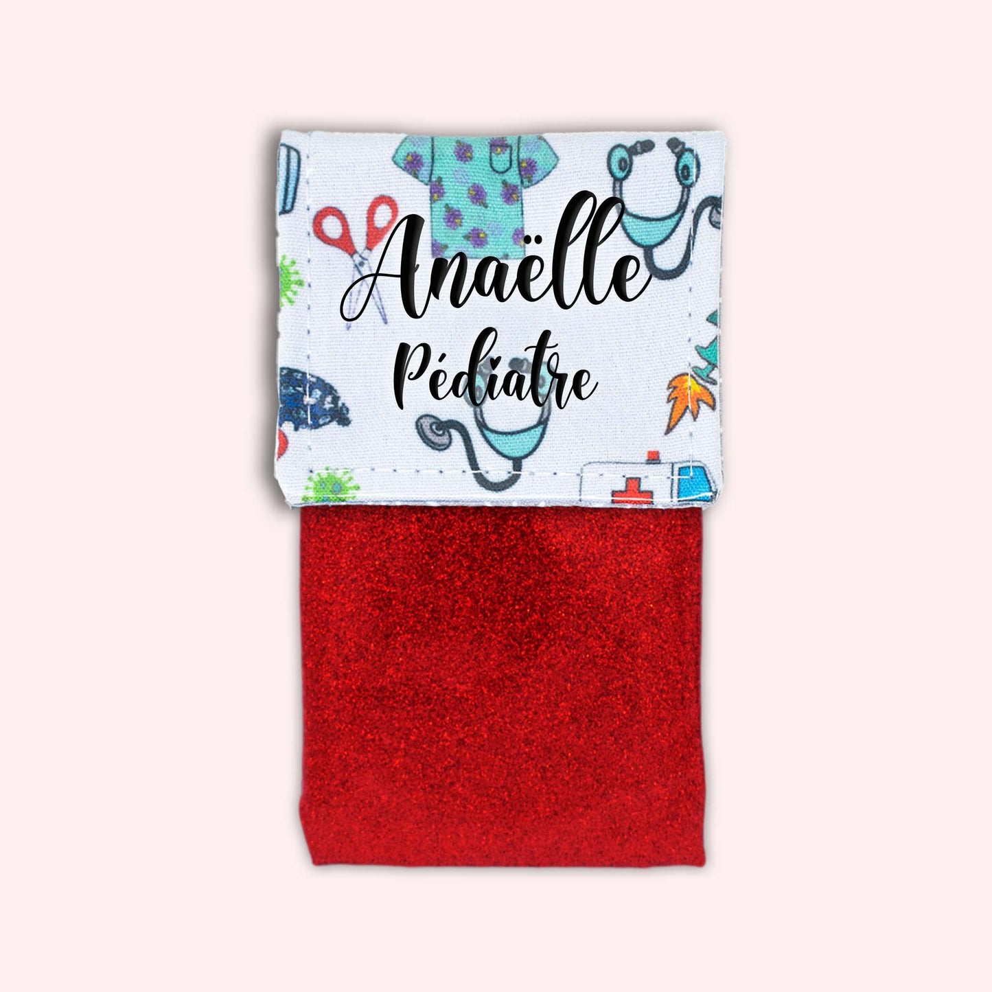 White Ambulance Magnetic Pouch