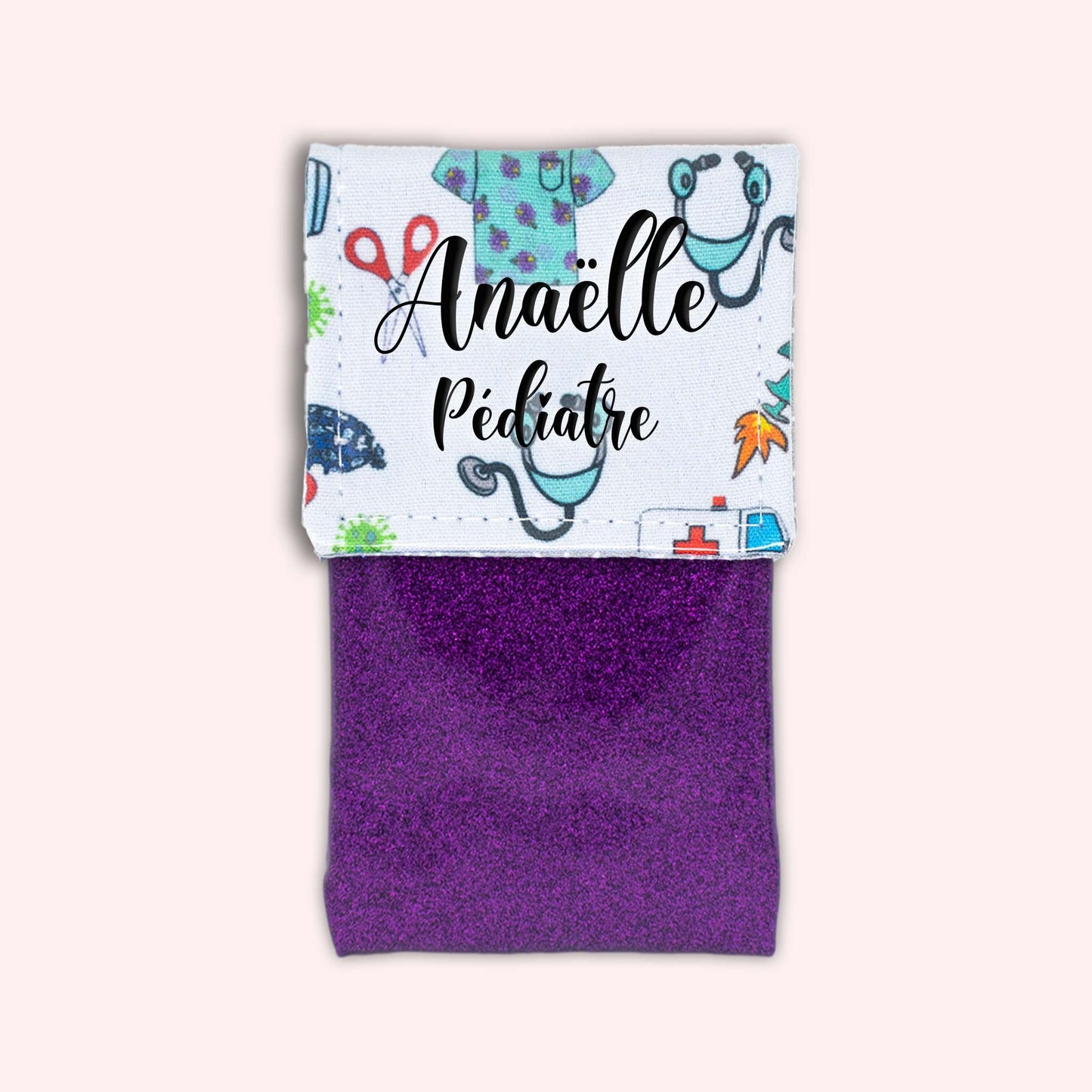 White Ambulance Magnetic Pouch