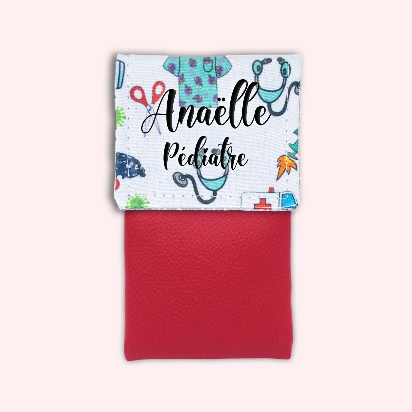 White Ambulance Magnetic Pouch