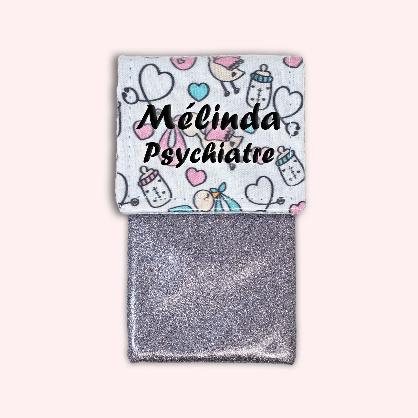 Pochette aimantée Cigogne baby