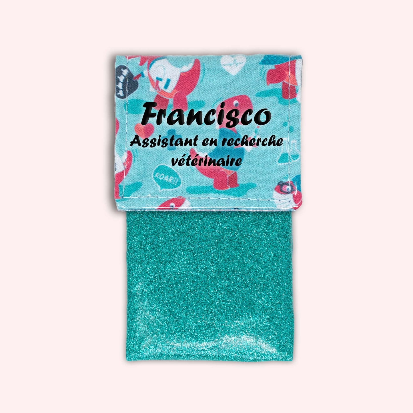 Blue Dino Magnetic Pouch
