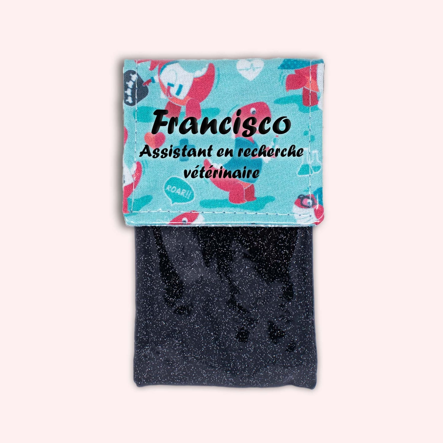 Blue Dino Magnetic Pouch