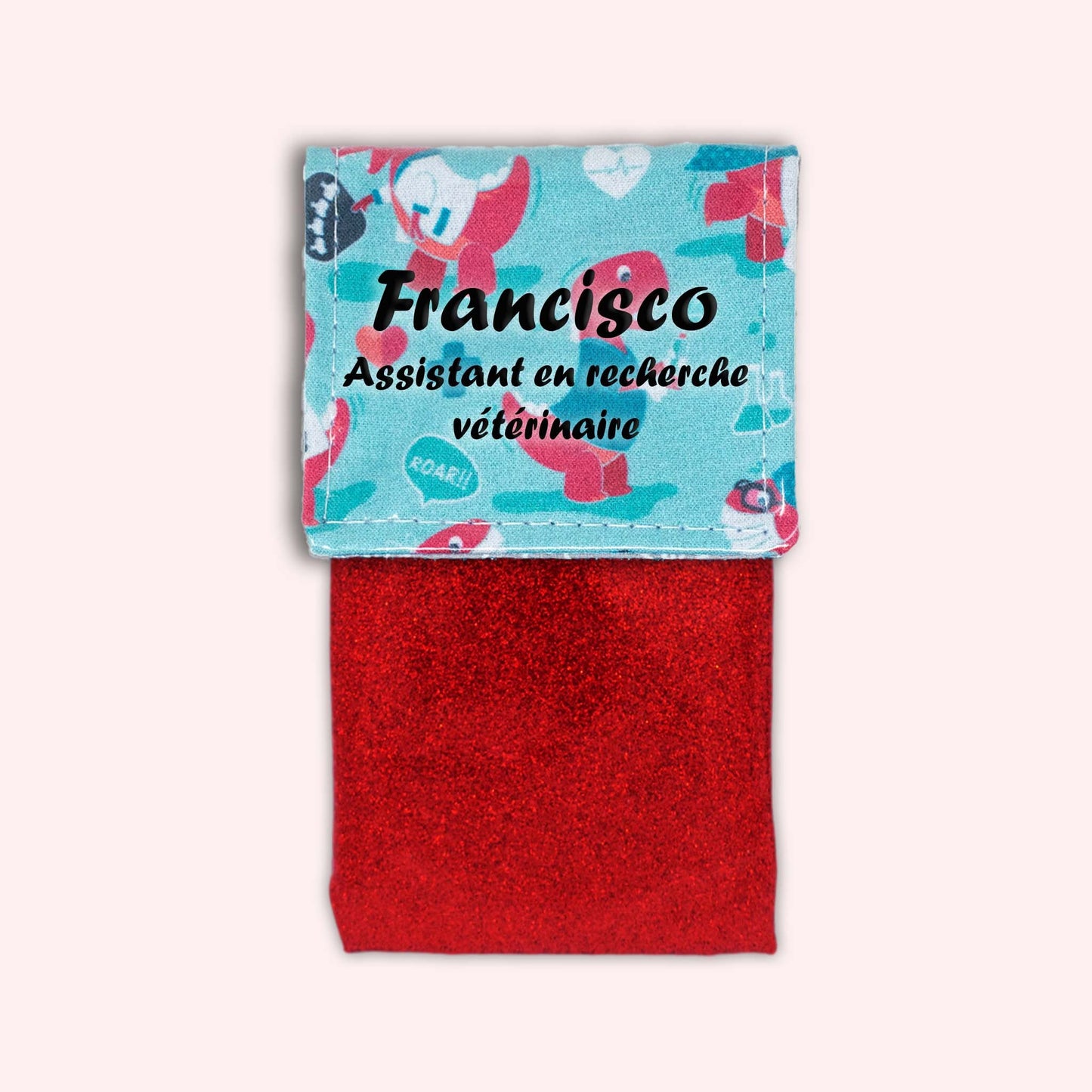 Blue Dino Magnetic Pouch