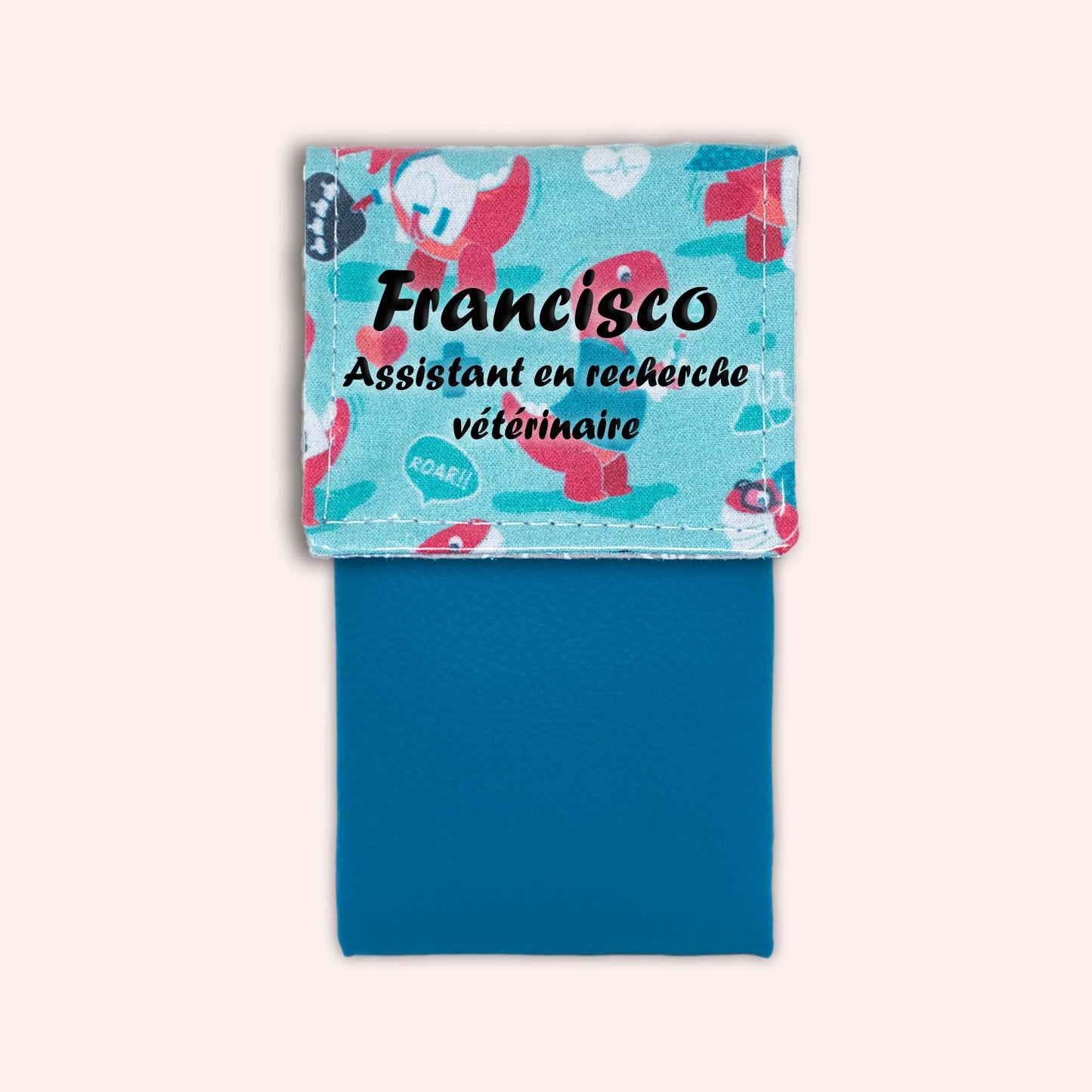 Blue Dino Magnetic Pouch