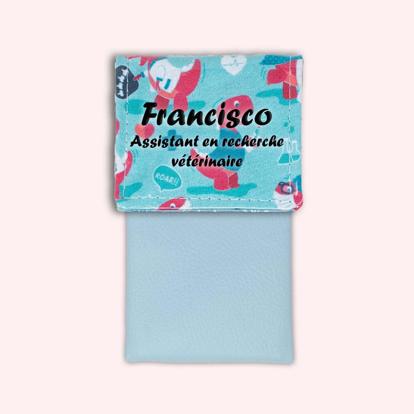 Blue Dino Magnetic Pouch