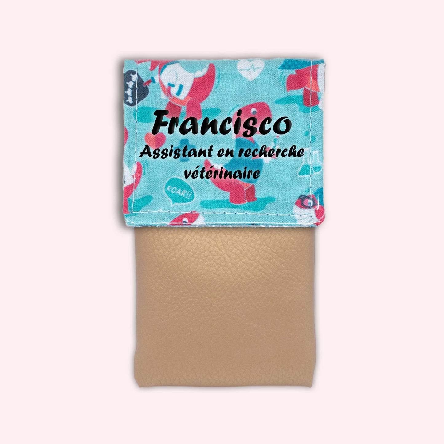 Blue Dino Magnetic Pouch