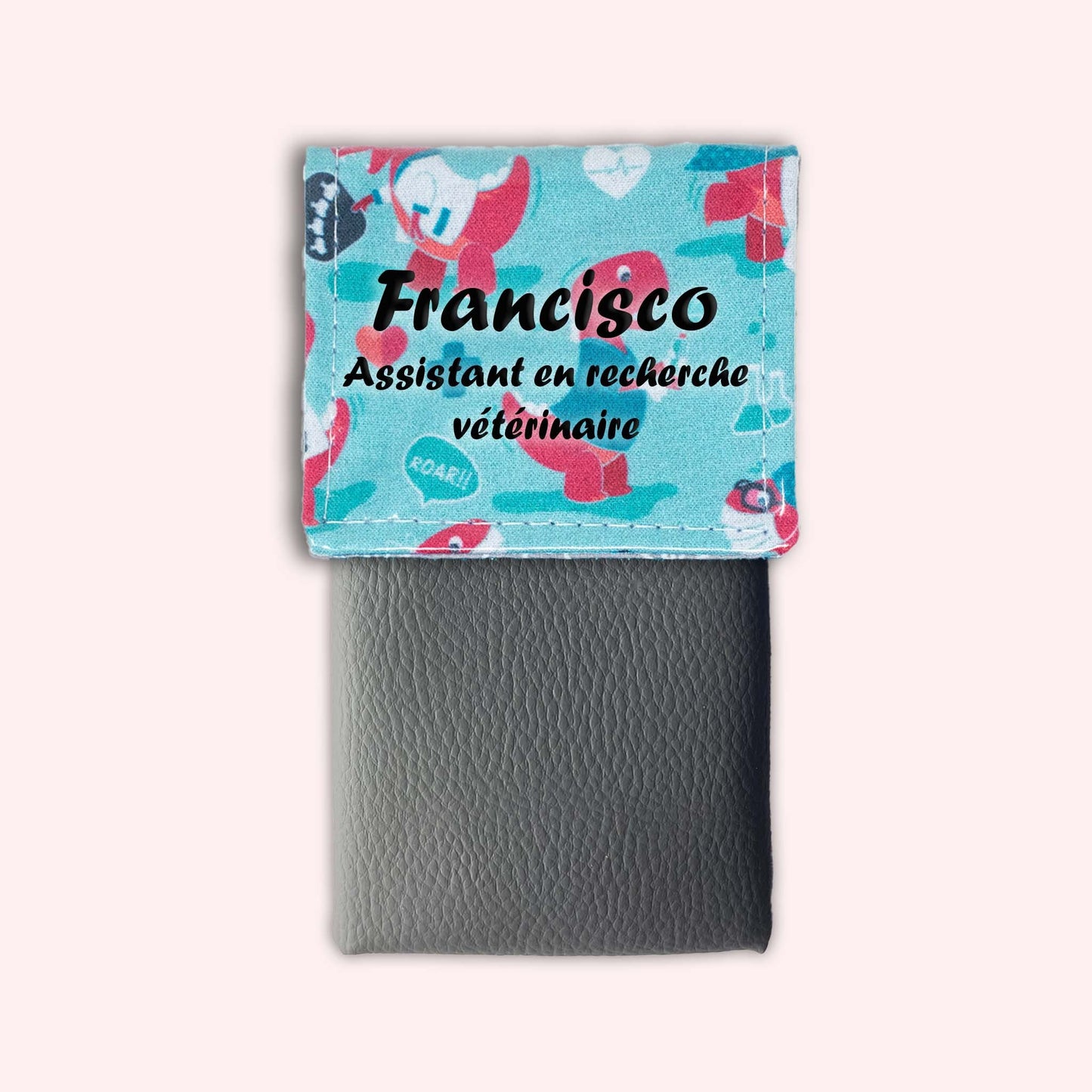 Blue Dino Magnetic Pouch