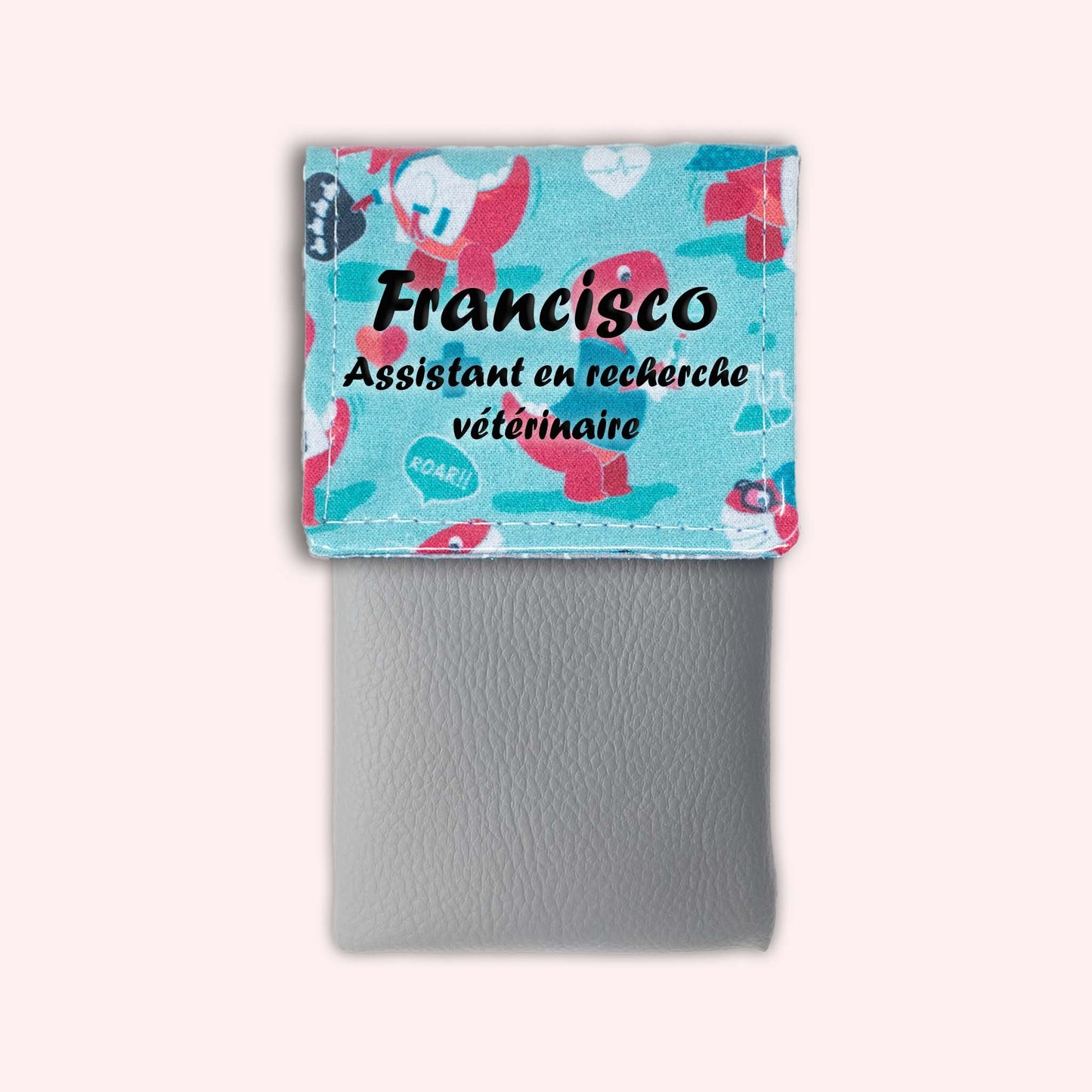 Blue Dino Magnetic Pouch