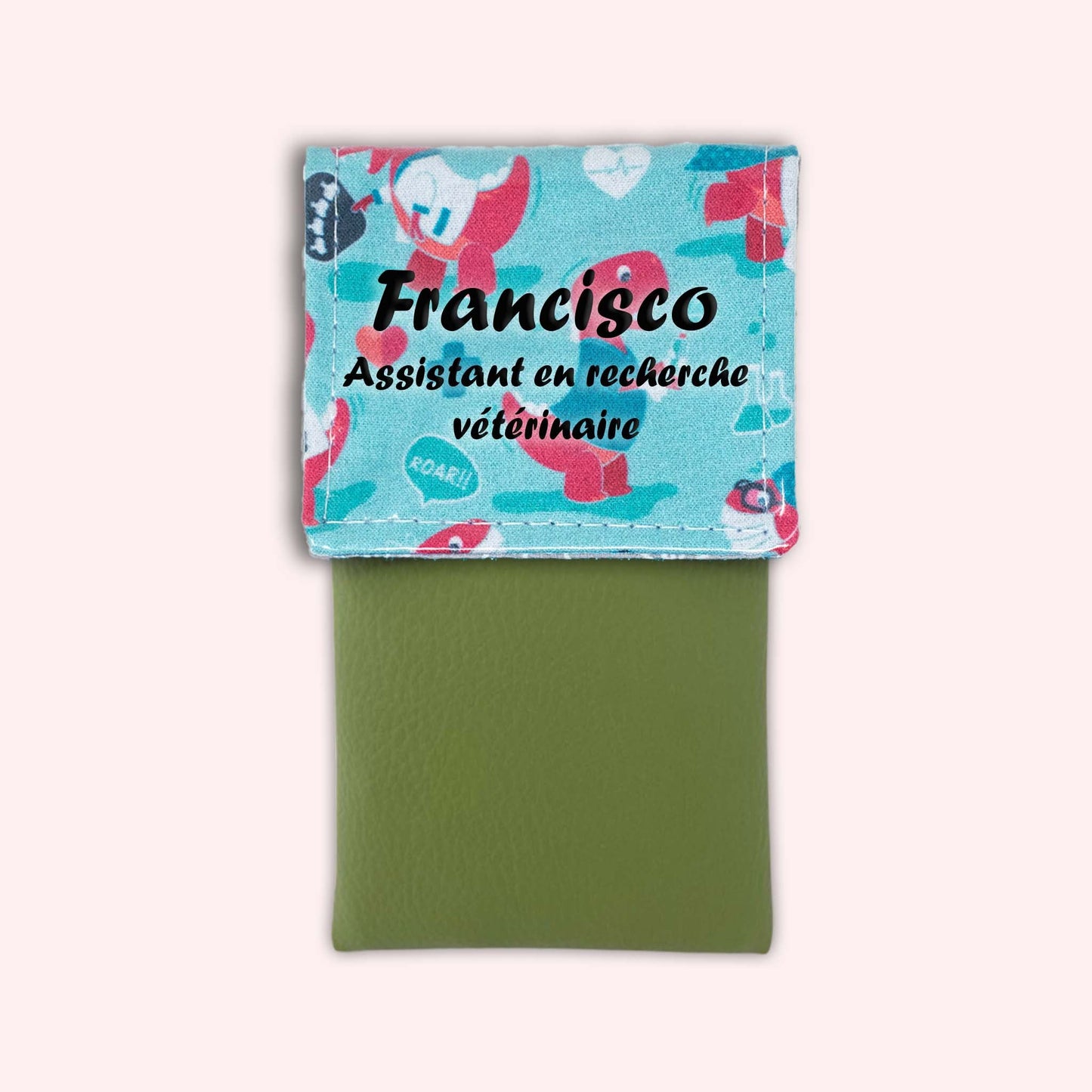 Blue Dino Magnetic Pouch