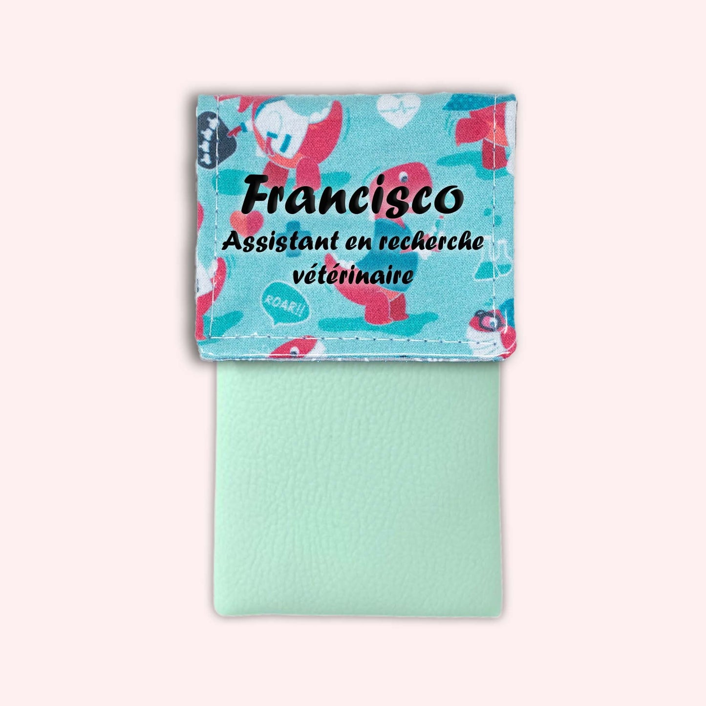 Blue Dino Magnetic Pouch