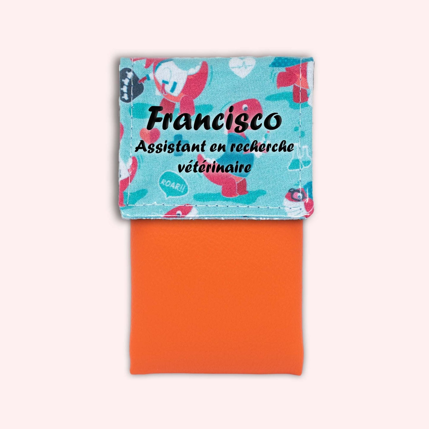 Blue Dino Magnetic Pouch
