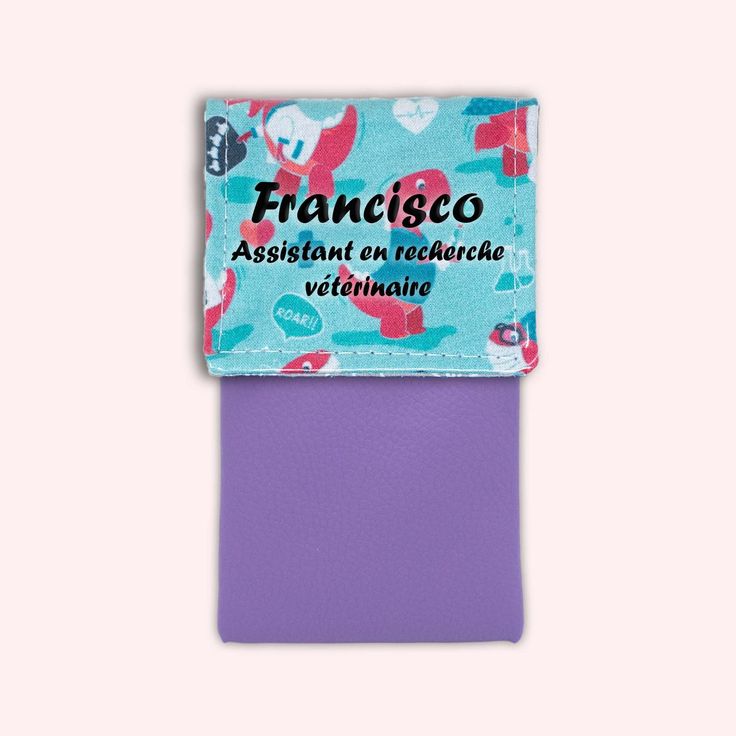 Blue Dino Magnetic Pouch