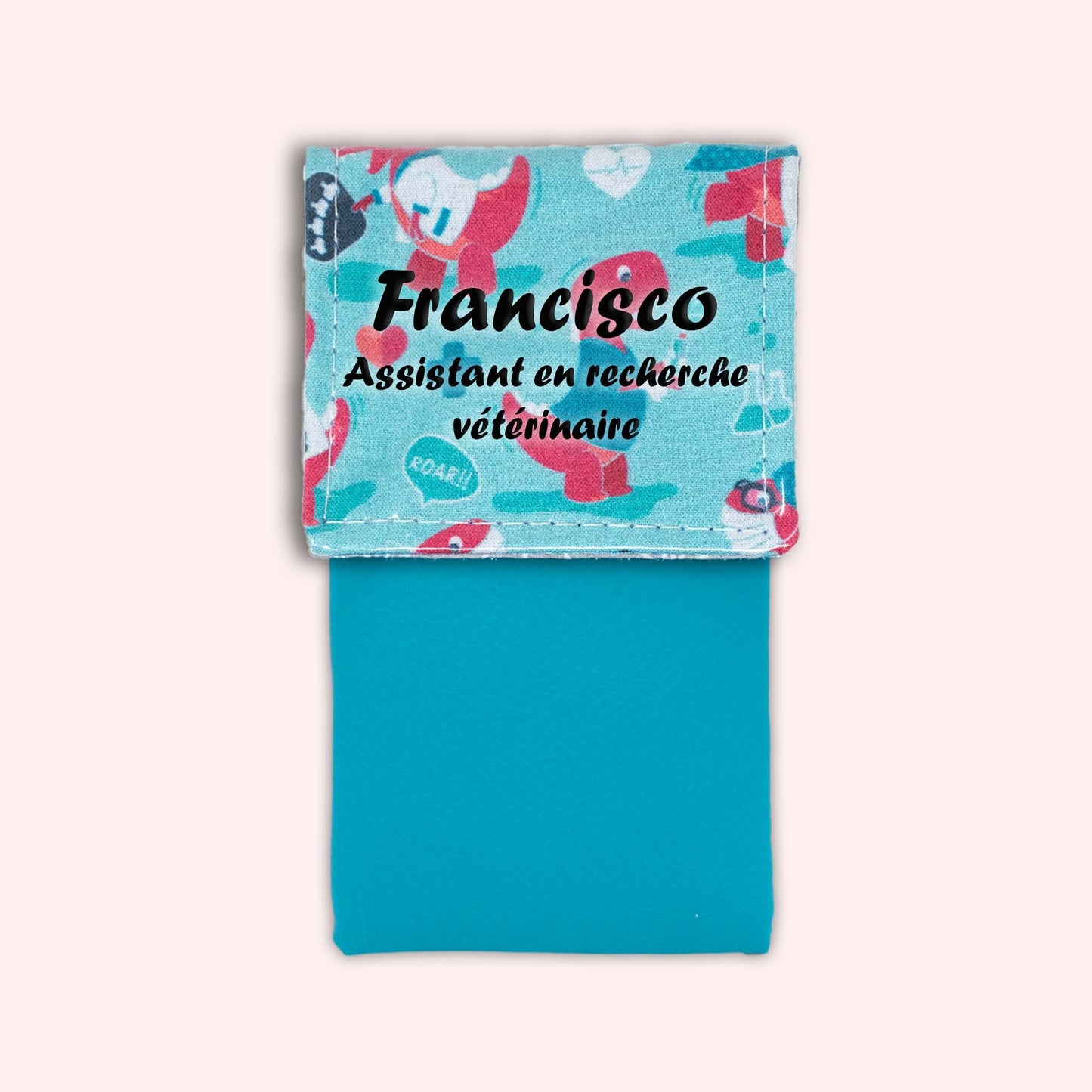 Blue Dino Magnetic Pouch