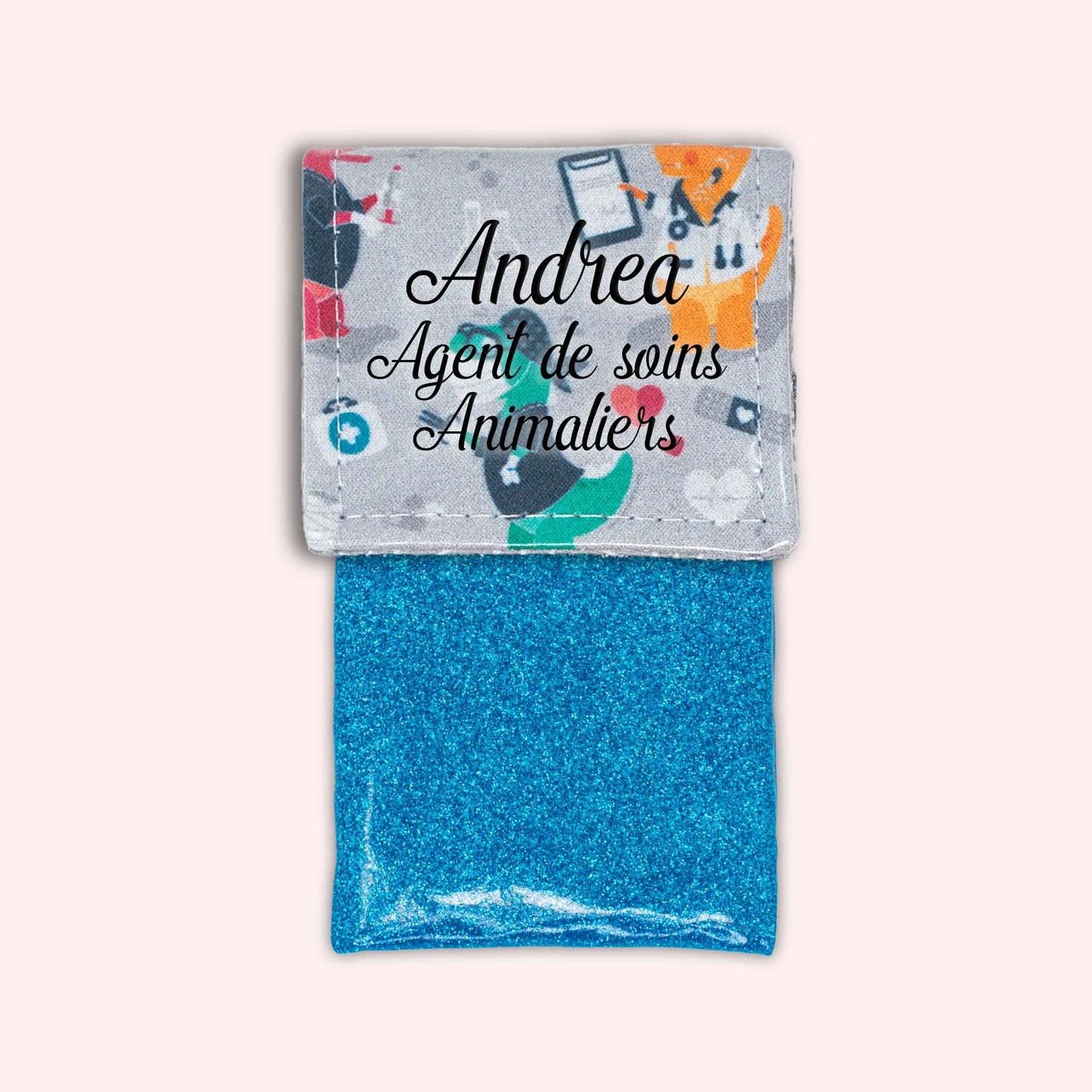 Grey Dino Magnetic Pouch