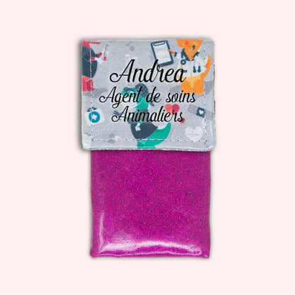 Grey Dino Magnetic Pouch