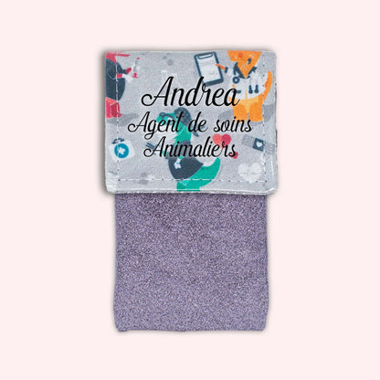 Grey Dino Magnetic Pouch