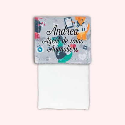 Grey Dino Magnetic Pouch