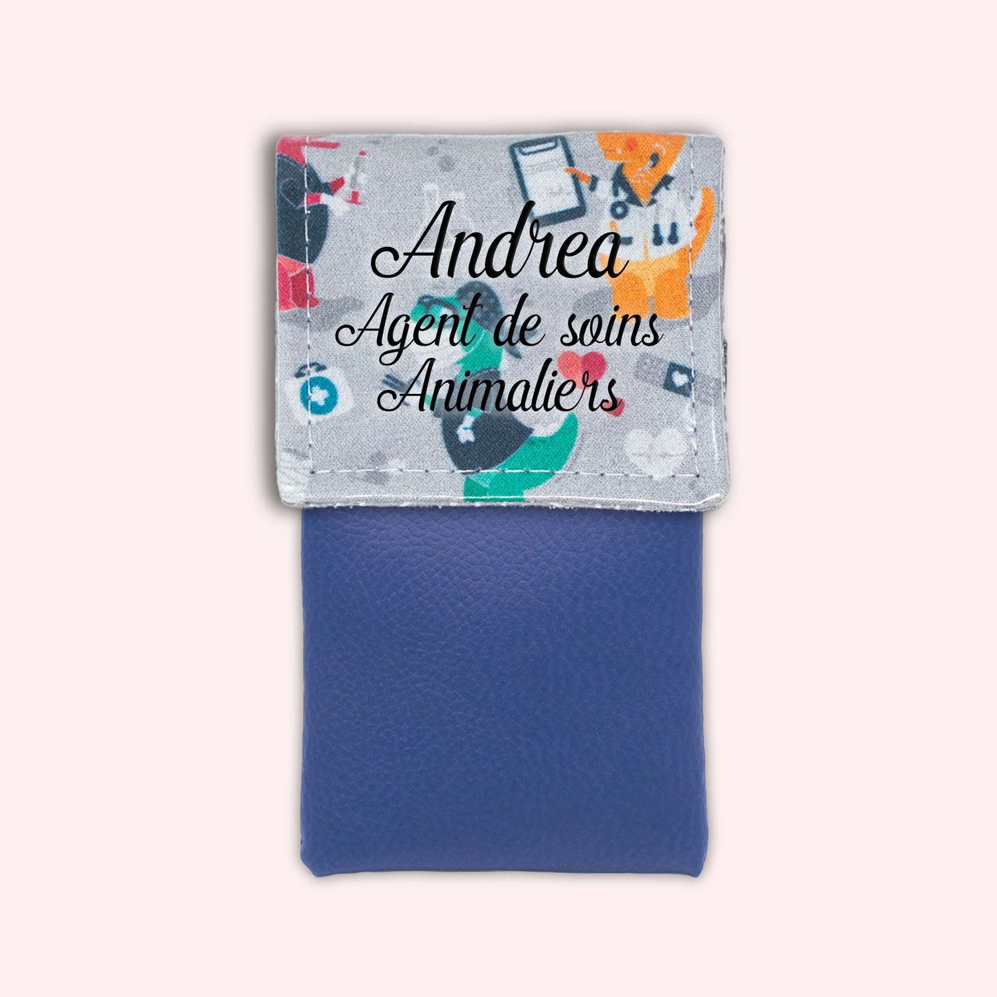 Grey Dino Magnetic Pouch