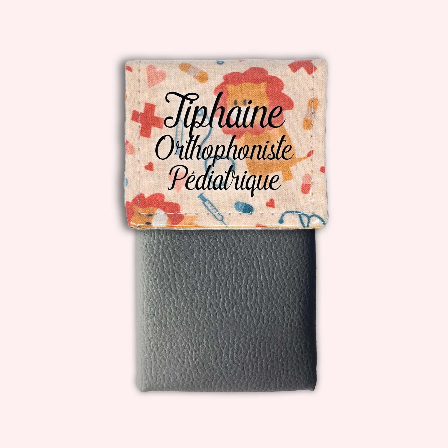 Pochette aimantée Léon le lion
