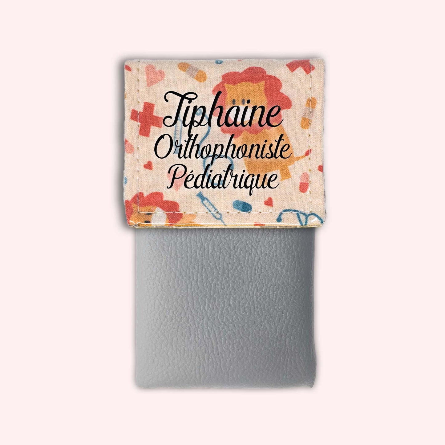 Pochette aimantée Léon le lion